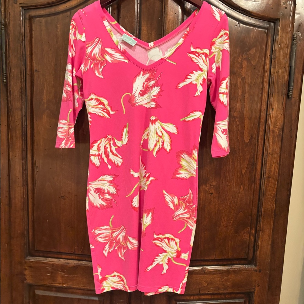 Pink Floral Dress